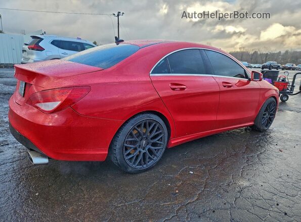 WDDSJ4EB5GN384836 2016 MERCEDES-BENZ CLA-CLASS Red Задня права чверть