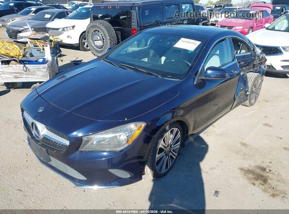 WDDSJ4EB5JN690488 2018 MERCEDES-BENZ CLA 250 Dark Blue Vista tres cuartos delantera izquierda