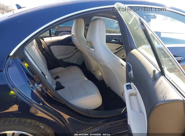 WDDSJ4EB5JN690488 2018 MERCEDES-BENZ CLA 250 Dark Blue Vista de la etiqueta del VIN