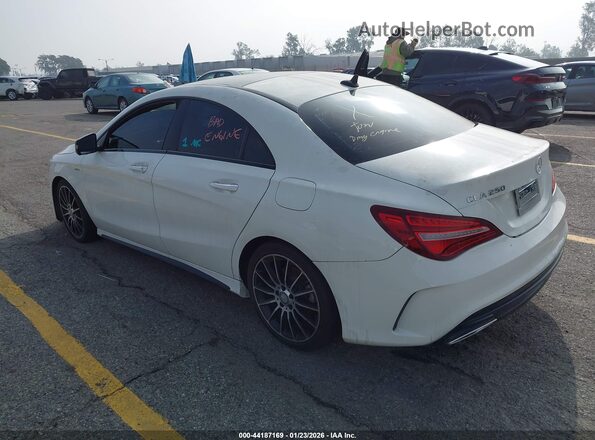 WDDSJ4EB6JN514467 2018 MERCEDES-BENZ CLA 250 White უკანა მარცხენა