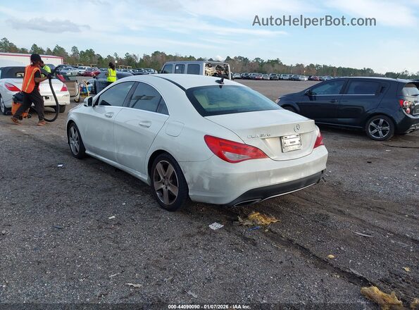 WDDSJ4EB7HN400830 2017 MERCEDES-BENZ CLA 250 White Trasero izquierdo