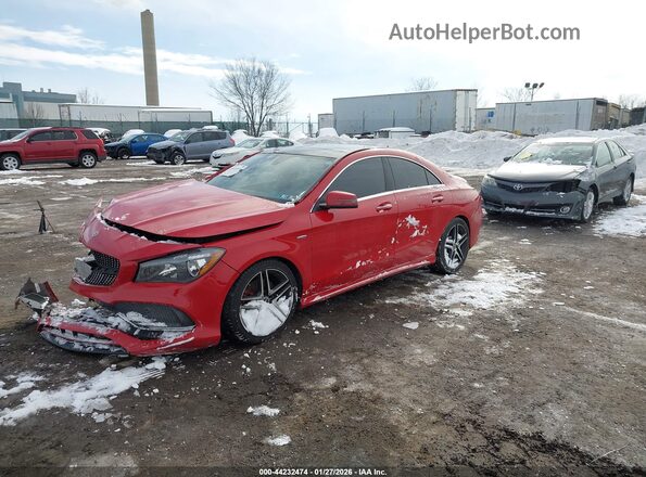 WDDSJ4EB7JN634858 2018 MERCEDES-BENZ CLA 250 Red 
