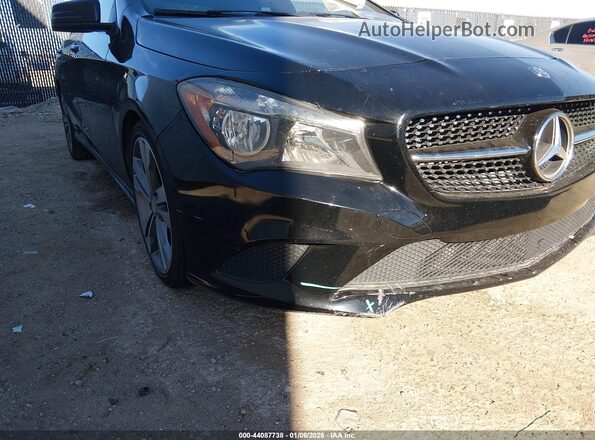 WDDSJ4EB9GN312439 2016 MERCEDES-BENZ CLA 250 Black Front view