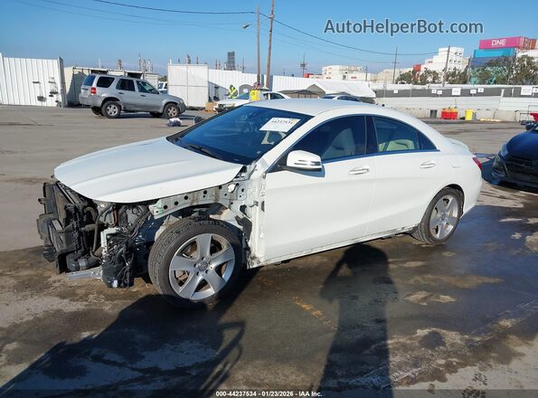 WDDSJ4EB9GN325580 2016 MERCEDES-BENZ CLA 250 White წინა მარცხენა ხედი სამი მეოთხედიდან