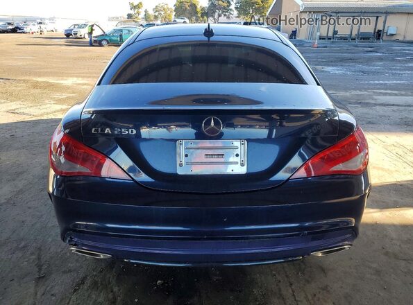 WDDSJ4EB9HN454730 2017 MERCEDES-BENZ CLA-CLASS Blue Հետևի տեսք
