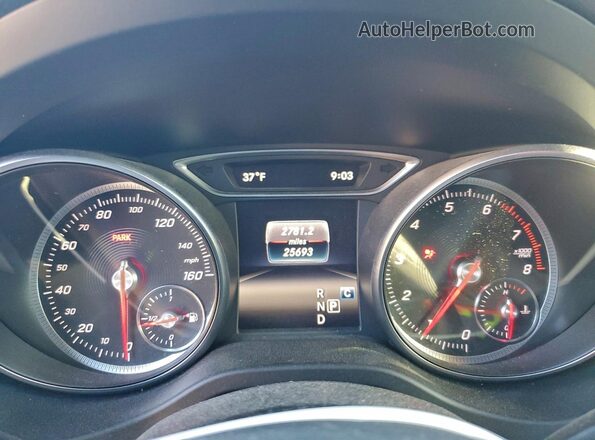 WDDSJ4GBXKN712256 2019 MERCEDES-BENZ CLA-CLASS Black Вид щитка приладів