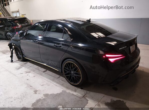 WDDSJ5CB8JN605667 2018 MERCEDES-BENZ AMG CLA 45 Black უკანა მარცხენა