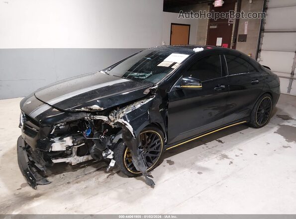 WDDSJ5CB8JN605667 2018 MERCEDES-BENZ AMG CLA 45 Black წინა მარცხენა ხედი სამი მეოთხედიდან