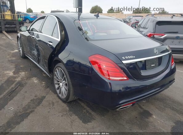 WDDUG6DBXHA315136 2017 MERCEDES-BENZ S 550E PLUG-IN HYBRID Dark Blue უკანა მარცხენა