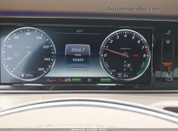 WDDUG6DBXHA315136 2017 MERCEDES-BENZ S 550E PLUG-IN HYBRID Dark Blue უკანა სავარძლების ხედი
