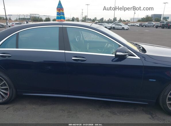 WDDUG6DBXHA315136 2017 MERCEDES-BENZ S 550E PLUG-IN HYBRID Dark Blue უკანა სალონის ხედი