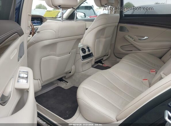 WDDUG6DBXHA315136 2017 MERCEDES-BENZ S 550E PLUG-IN HYBRID Dark Blue VIN კოდის სტიკერის ხედი
