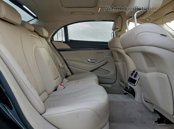 WDDUG6EB0KA456240 2019 MERCEDES-BENZ S Black Вид задніх сидінь