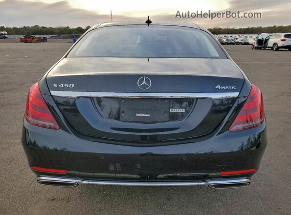 WDDUG6EB0KA456240 2019 MERCEDES-BENZ S Black Вид ззаду