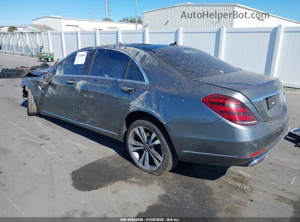WDDUG6EB1JA396600 2018 MERCEDES-BENZ S-CLASS Gray Задня ліва чверть