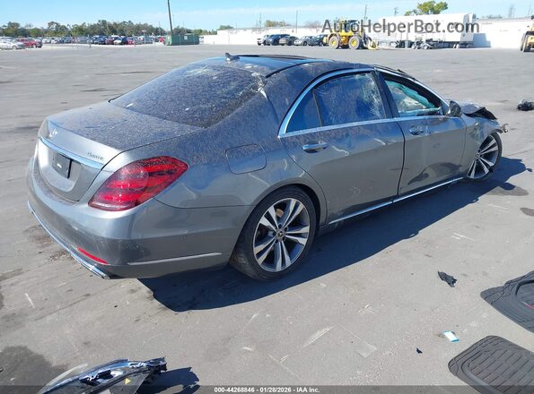 WDDUG6EB1JA396600 2018 MERCEDES-BENZ S-CLASS Gray Задня права чверть