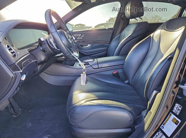 WDDUG6EB2KA440735 2019 MERCEDES-BENZ S Black Widok wnętrza z przodu