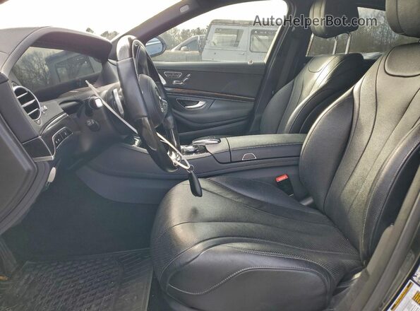 WDDUG6EB7KA492054 2019 MERCEDES-BENZ S Black Front interior view