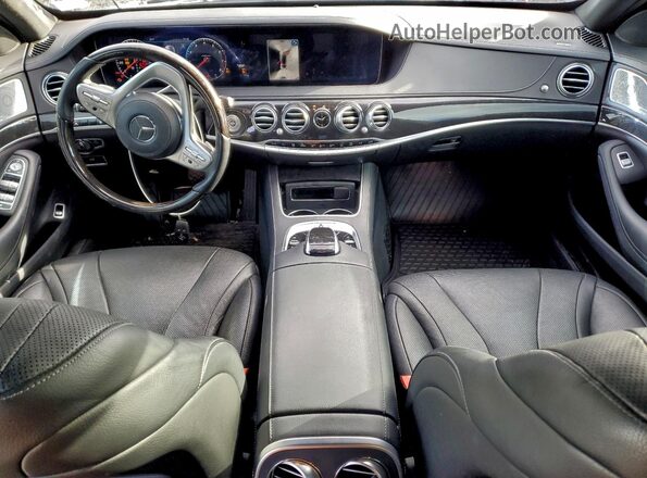 WDDUG6EB7KA492054 2019 MERCEDES-BENZ S Black Dashboard view
