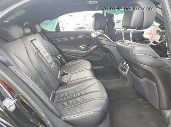 WDDUG6EB9LA516758 2020 MERCEDES-BENZ S Black Rear seats view