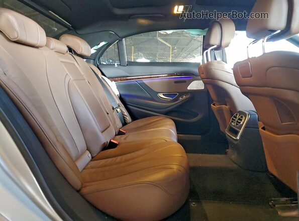 WDDUG6GB5KA435140 2019 MERCEDES-BENZ S Silver Հետևի նստատեղերի տեսք