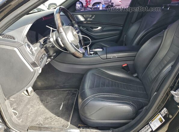 WDDUG6GBXKA497097 2019 MERCEDES-BENZ S Черный Вид салона спереди