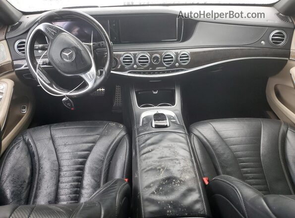 WDDUG8CB2GA210411 2016 MERCEDES-BENZ S Black Dashboard view