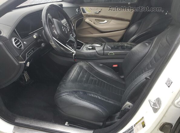 WDDUG8CB2GA210411 2016 MERCEDES-BENZ S Black Front interior view