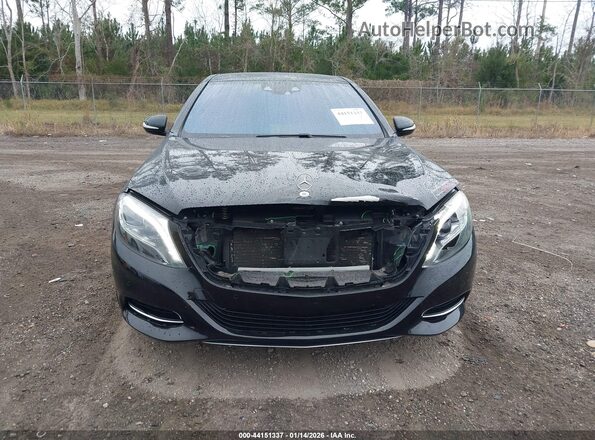 WDDUG8CB9GA223303 2016 MERCEDES-BENZ S-CLASS Черный Вид спереди