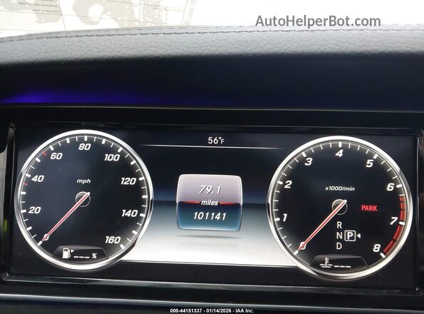 WDDUG8CB9GA223303 2016 MERCEDES-BENZ S-CLASS Черный Вид задних сидений