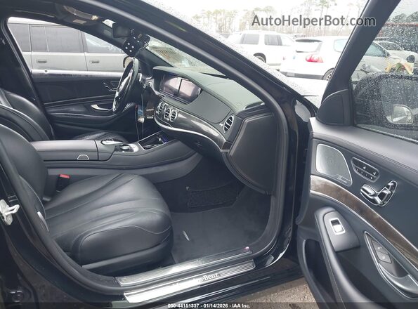 WDDUG8CB9GA223303 2016 MERCEDES-BENZ S-CLASS Черный Вид салона спереди