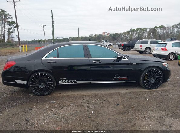 WDDUG8CB9GA223303 2016 MERCEDES-BENZ S-CLASS Черный Вид задней части салона
