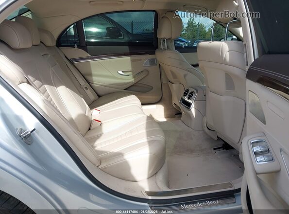 WDDUG8DB1KA453733 2019 MERCEDES-BENZ S-CLASS Silver VIN კოდის სტიკერის ხედი