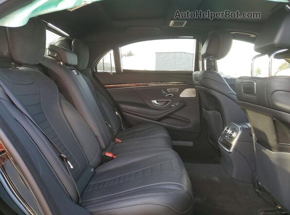 WDDUG8DB1KA461234 2019 MERCEDES-BENZ S Black Widok tylnych siedzeń