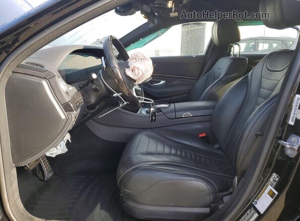 WDDUG8DB1KA461234 2019 MERCEDES-BENZ S Black Widok wnętrza z przodu