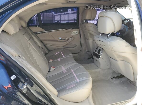 WDDUG8DB2KA458407 2019 MERCEDES-BENZ S Blue უკანა სავარძლების ხედი