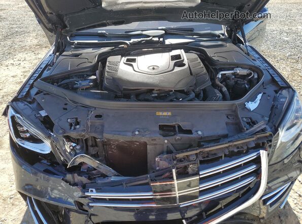 WDDUG8DB2KA458407 2019 MERCEDES-BENZ S Blue უკანა სალონის ხედი