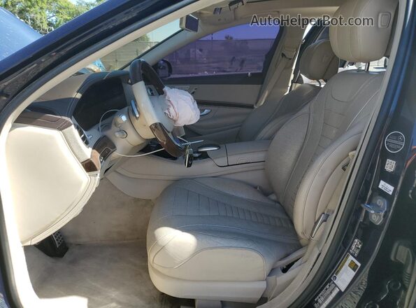 WDDUG8DB2KA458407 2019 MERCEDES-BENZ S Blue წინა სალონის ხედი