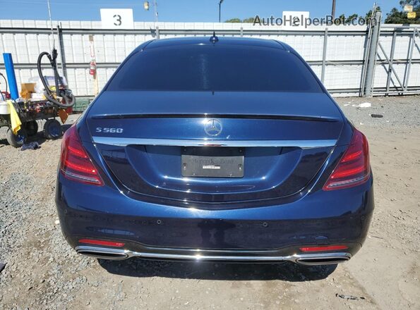 WDDUG8DB2KA458407 2019 MERCEDES-BENZ S Blue უკანა ხედი