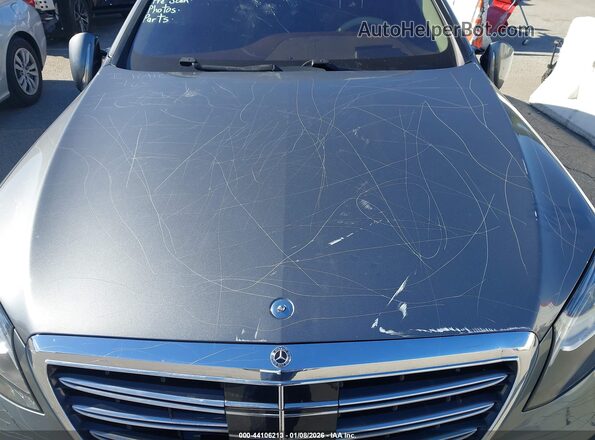 WDDUG8DB3JA376359 2018 MERCEDES-BENZ S-CLASS Gray Widok z przodu