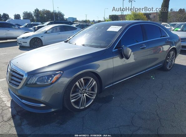 WDDUG8DB3JA376359 2018 MERCEDES-BENZ S-CLASS Gray Przód lewy