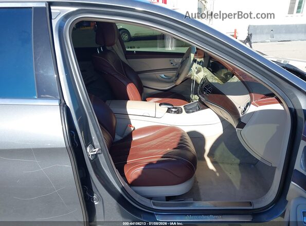 WDDUG8DB3JA376359 2018 MERCEDES-BENZ S-CLASS Gray Widok wnętrza z przodu