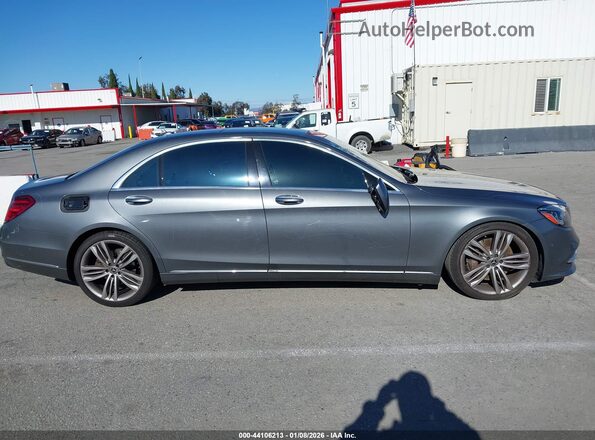 WDDUG8DB3JA376359 2018 MERCEDES-BENZ S-CLASS Gray Widok wnętrza z tyłu