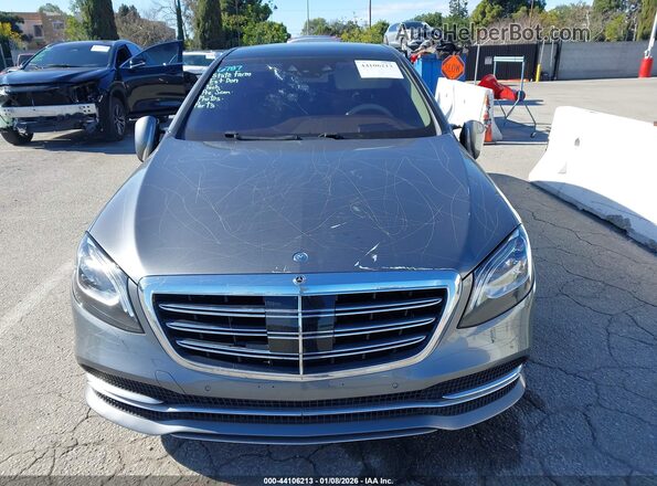 WDDUG8DB3JA376359 2018 MERCEDES-BENZ S-CLASS Gray Widok zestawu wskaźników