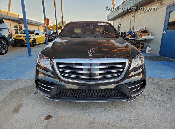 WDDUG8DB4KA432987 2019 MERCEDES-BENZ S Black უკანა ხედი