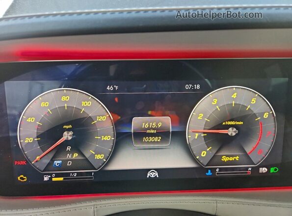 WDDUG8DB4KA432987 2019 MERCEDES-BENZ S Black უკანა სავარძლების ხედი