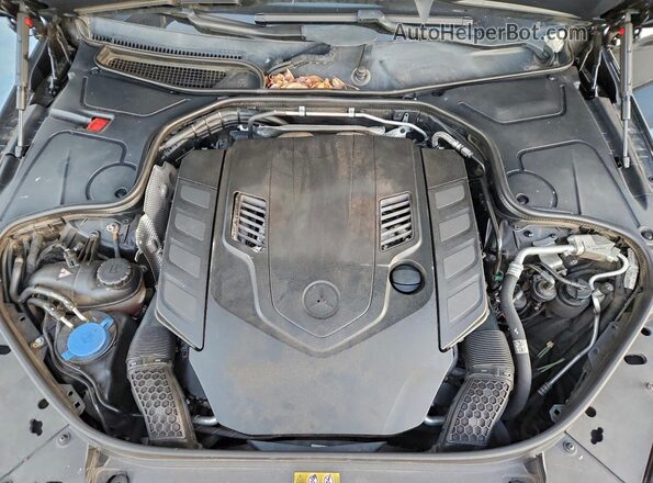WDDUG8DB4KA432987 2019 MERCEDES-BENZ S Black ძრავის განყოფილების ხედი