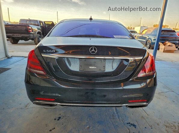 WDDUG8DB4KA432987 2019 MERCEDES-BENZ S Black წინა სალონის ხედი