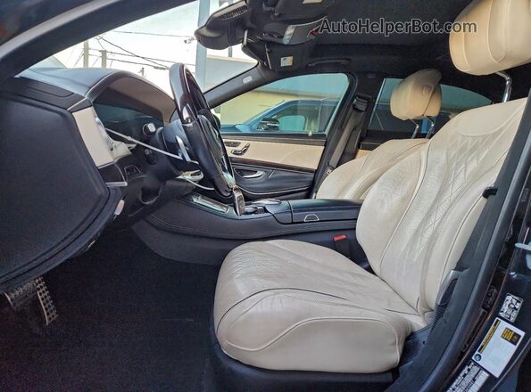 WDDUG8DB4KA432987 2019 MERCEDES-BENZ S Black წინა პანელის ხედი