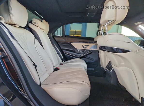 WDDUG8DB4KA432987 2019 MERCEDES-BENZ S Black უკანა სალონის ხედი
